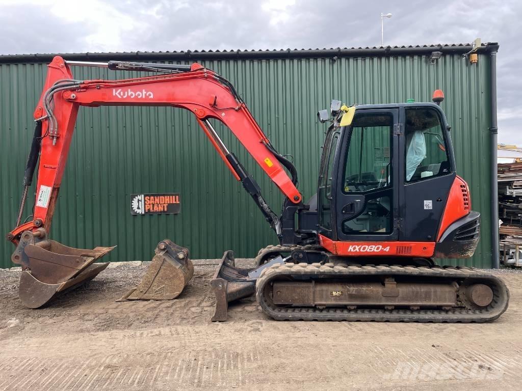 Kubota KX 080-4 Midi rýpadla 7t - 12t