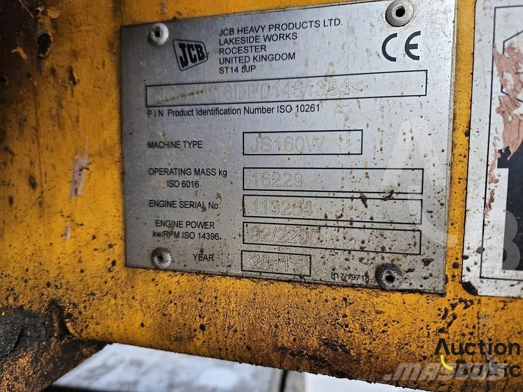 JCB JS 160 W Kolová rýpadla