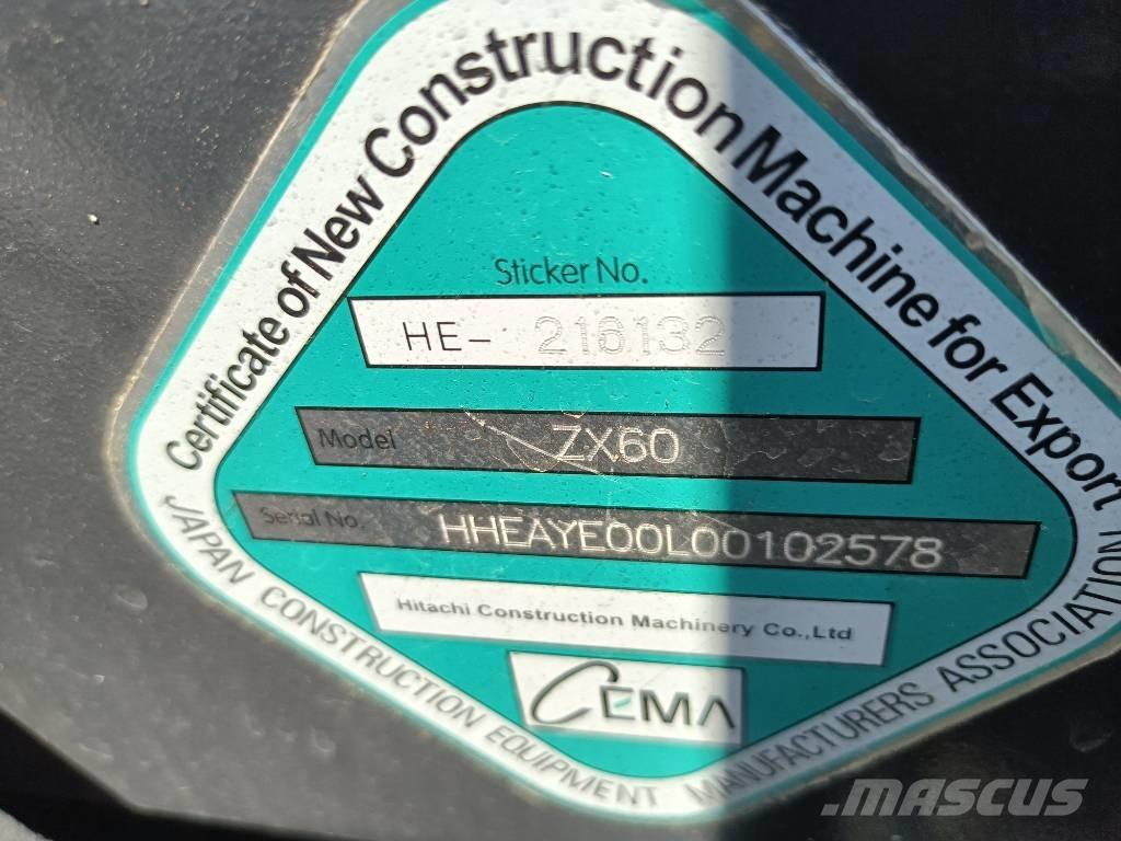 Hitachi 60 Pásová rýpadla