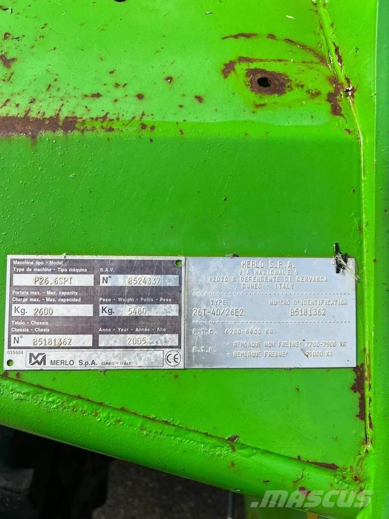 Merlo P26.6 SPT Teleskopické manipulátory