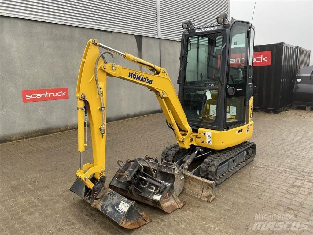 Komatsu PC16R-3 Kolová rýpadla