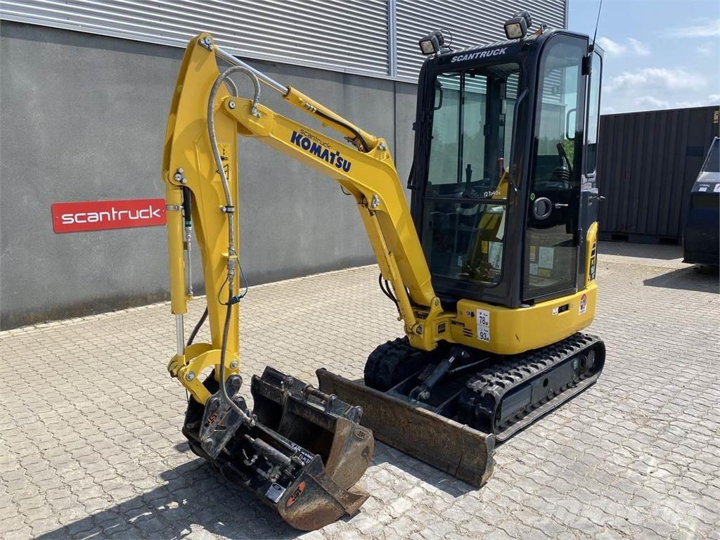 Komatsu PC16R-3 Kolová rýpadla