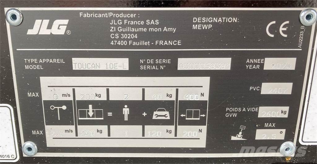 JLG Toucan 10E-L Další zvedače a plošiny