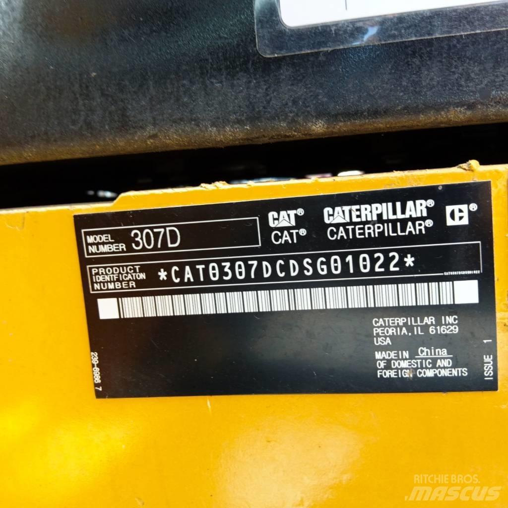 CAT 307D Pásová rýpadla