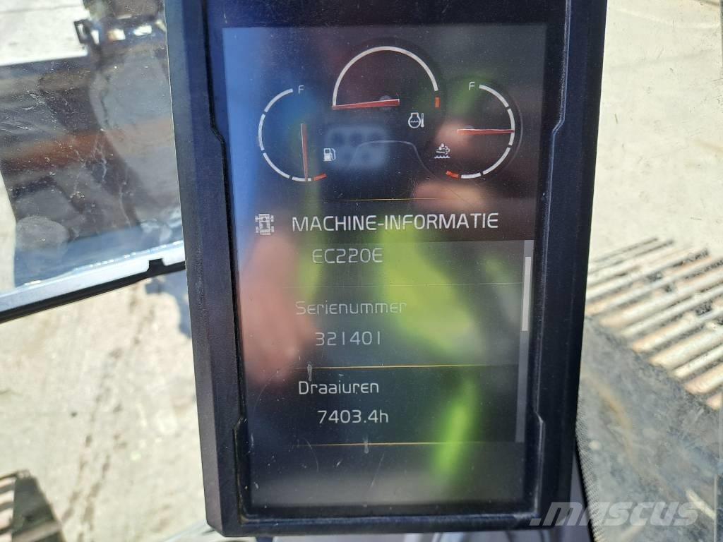 Volvo EC 220 EL Pásová rýpadla