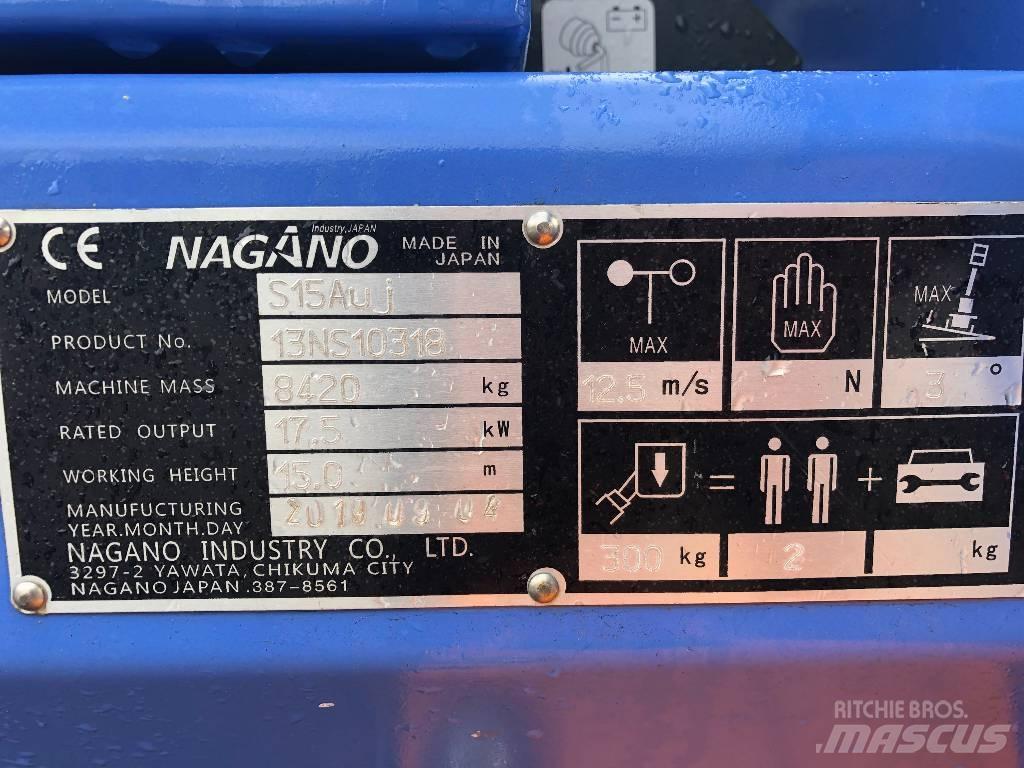 Nagano S15AUJ Teleskopické plošiny