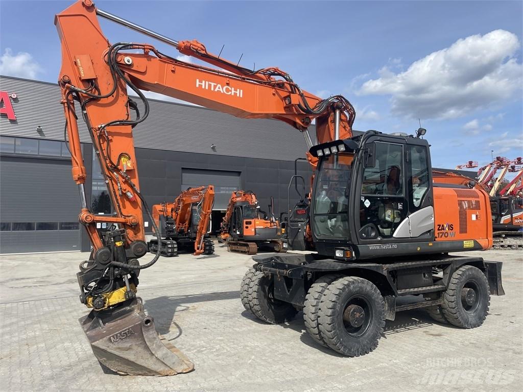 Hitachi ZX 170 W-5 B Kolová rýpadla