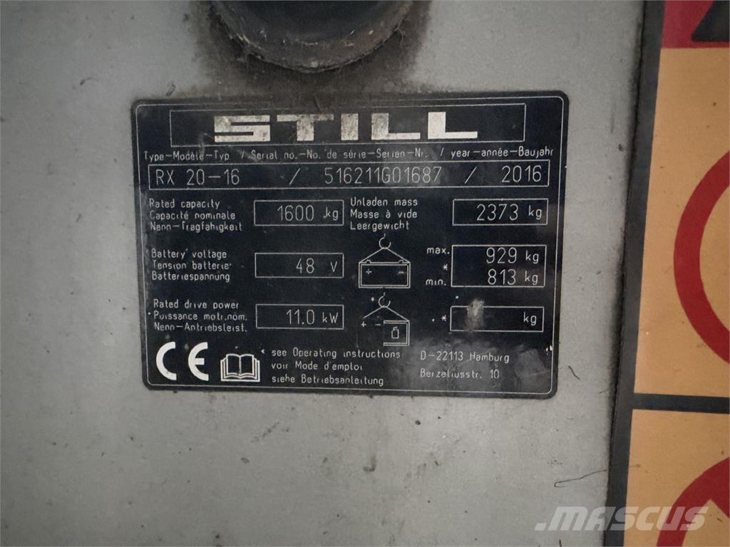 Still RX20-16 Akumulátorové vozíky