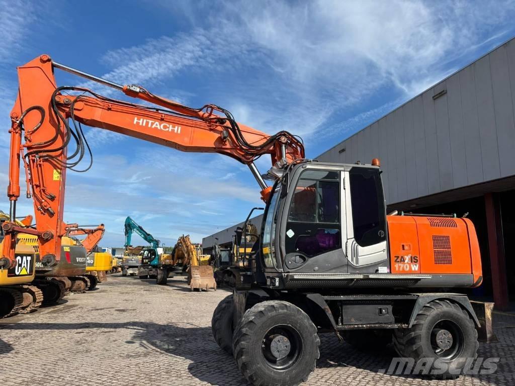 Hitachi ZX 170 W-3 Kolová rýpadla