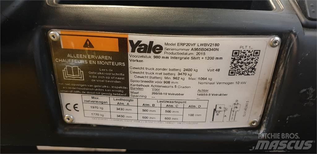 Yale ERP20VF 2014 Akumulátorové vozíky