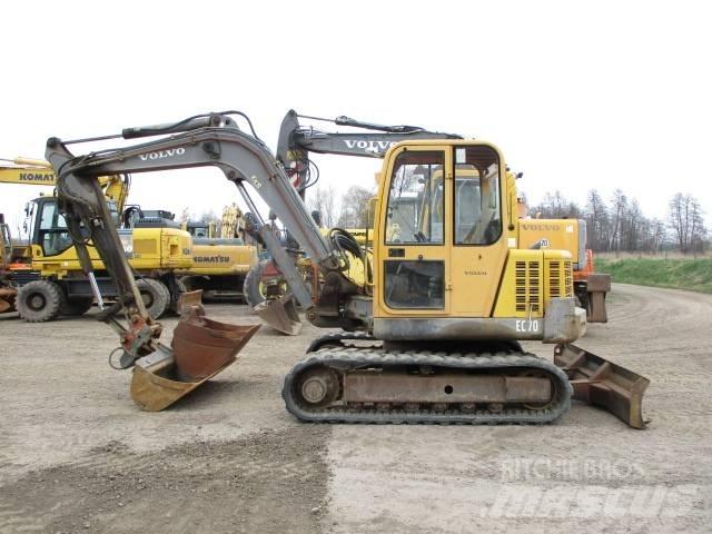 Volvo EC 70 Midi rýpadla 7t - 12t
