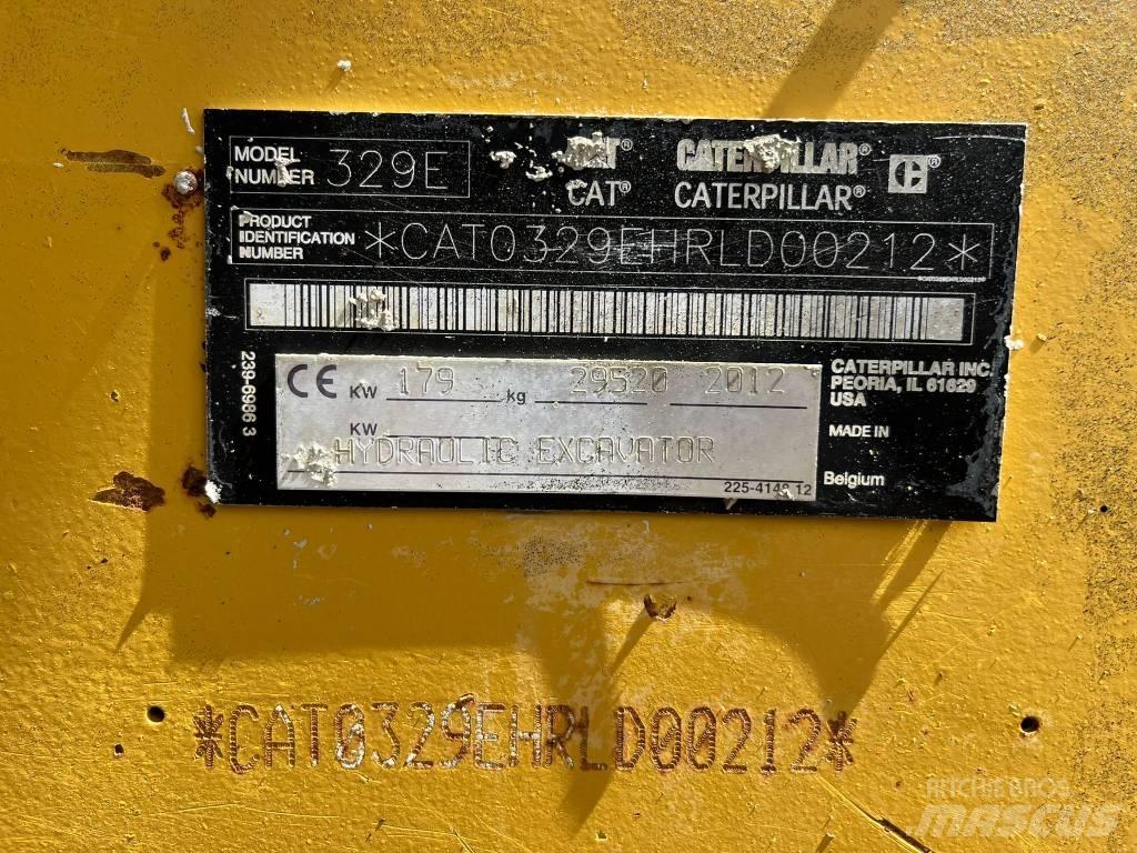 CAT 329 E LN Pásová rýpadla