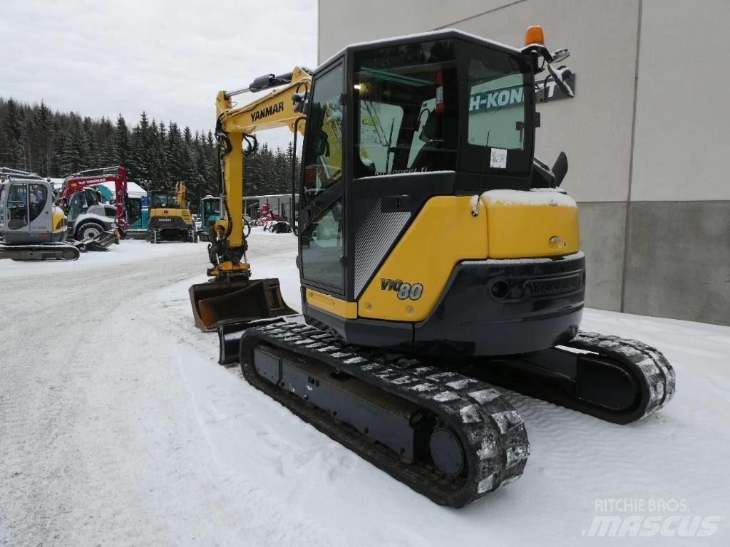 Yanmar Vio 80-1A Midi rýpadla 7t - 12t