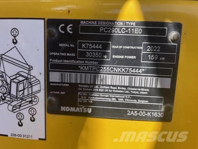 Komatsu PC 290 LC-11 Pásová rýpadla