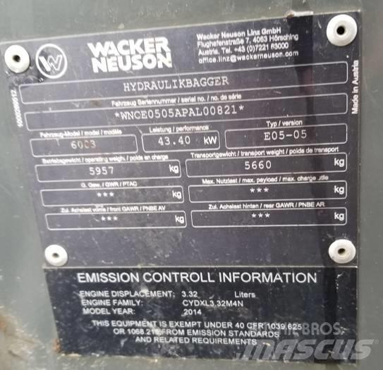 Wacker Neuson 6003 Pásová rýpadla