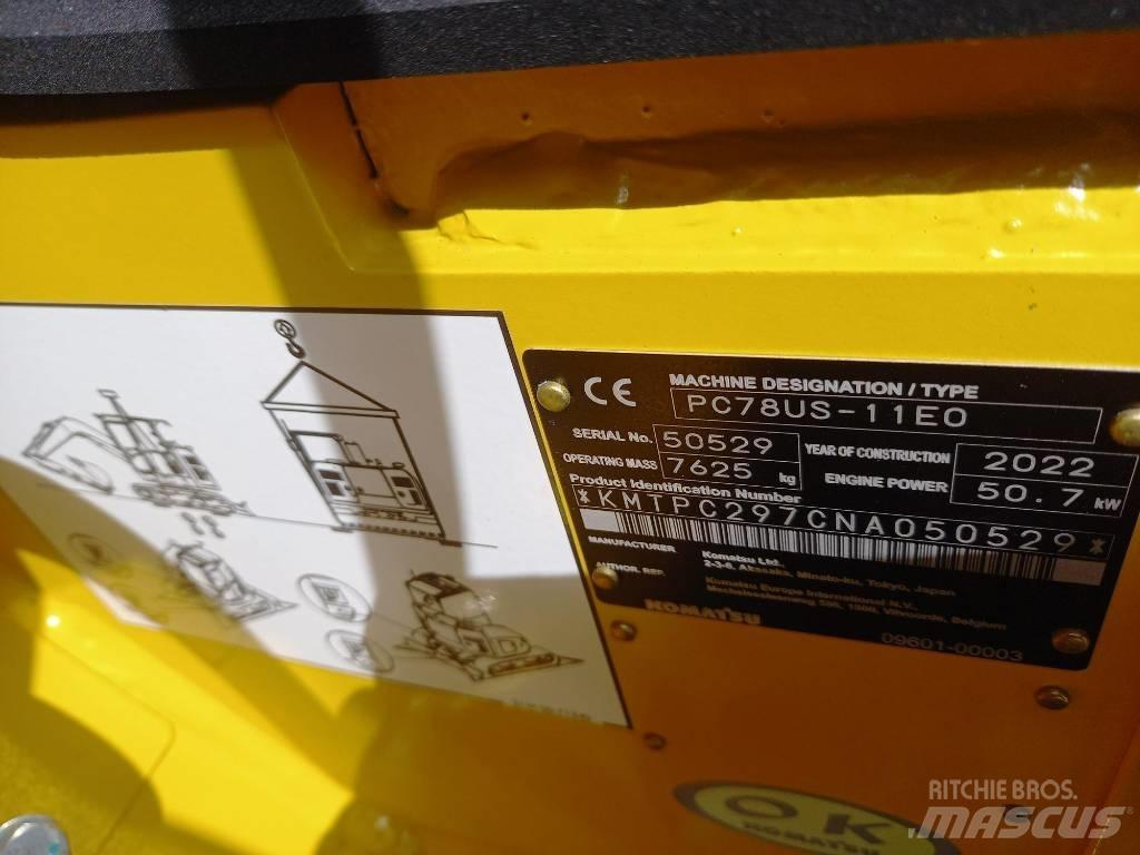 Komatsu PC78US-11EO Midi rýpadla 7t - 12t