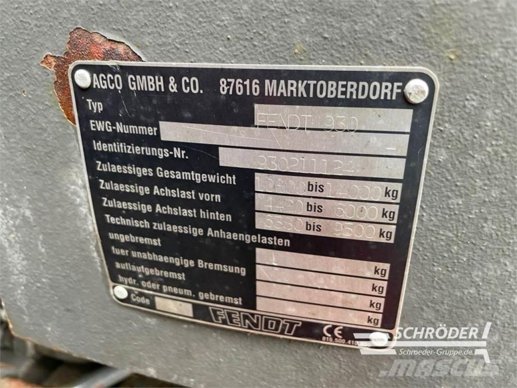 Fendt 930 VARIO Traktory