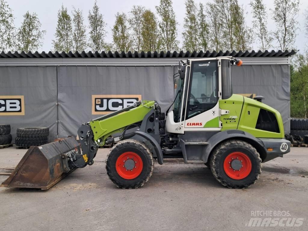 CLAAS 738T Teleskopické kolové nakladače