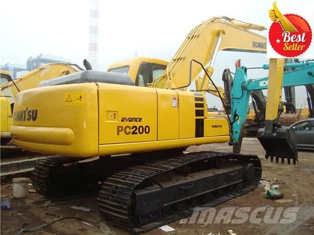 Komatsu PC 200 Pásová rýpadla