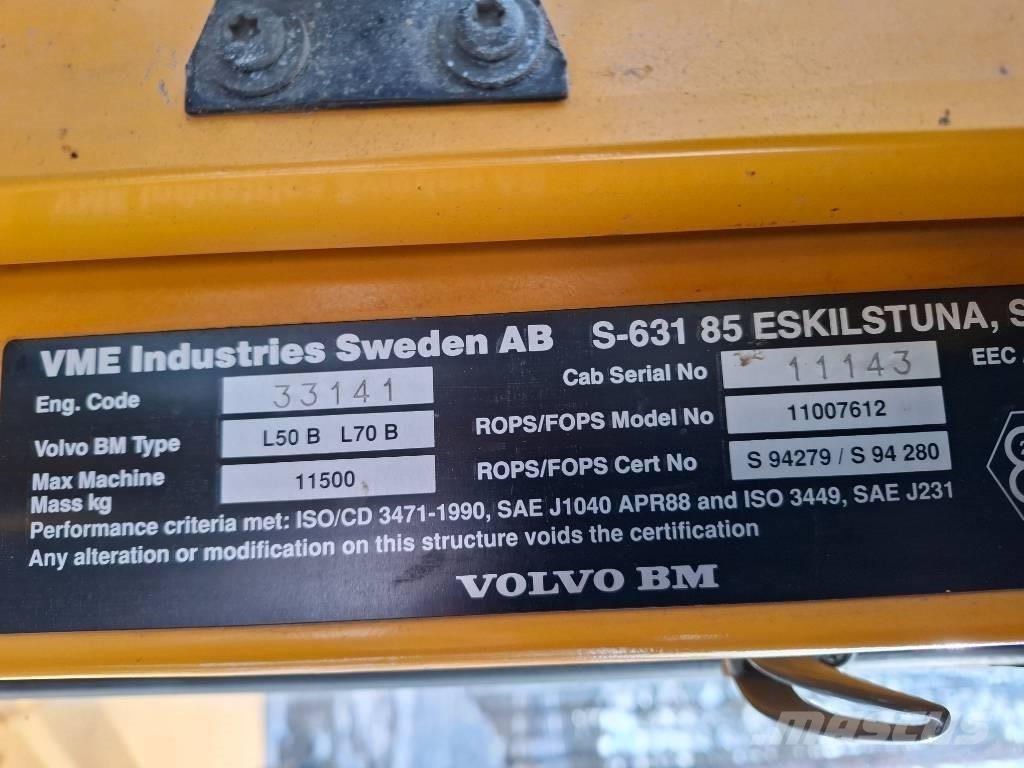 Volvo L70B Kolové nakladače