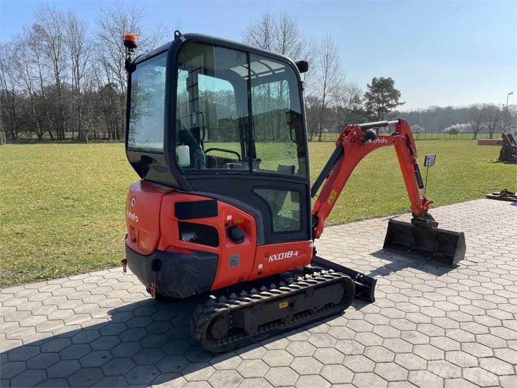 Kubota KX18-4 Mini rýpadla < 7t