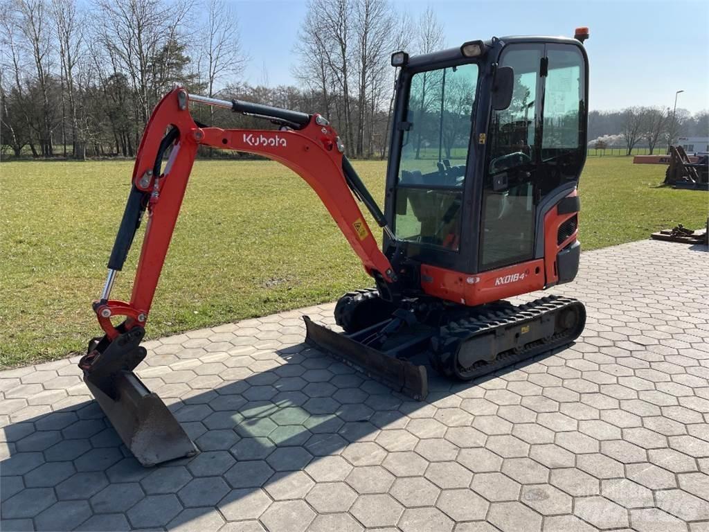 Kubota KX18-4 Mini rýpadla < 7t