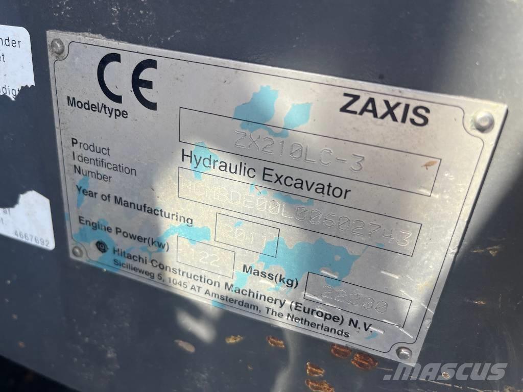 Hitachi ZX 210 LC-3 Pásová rýpadla