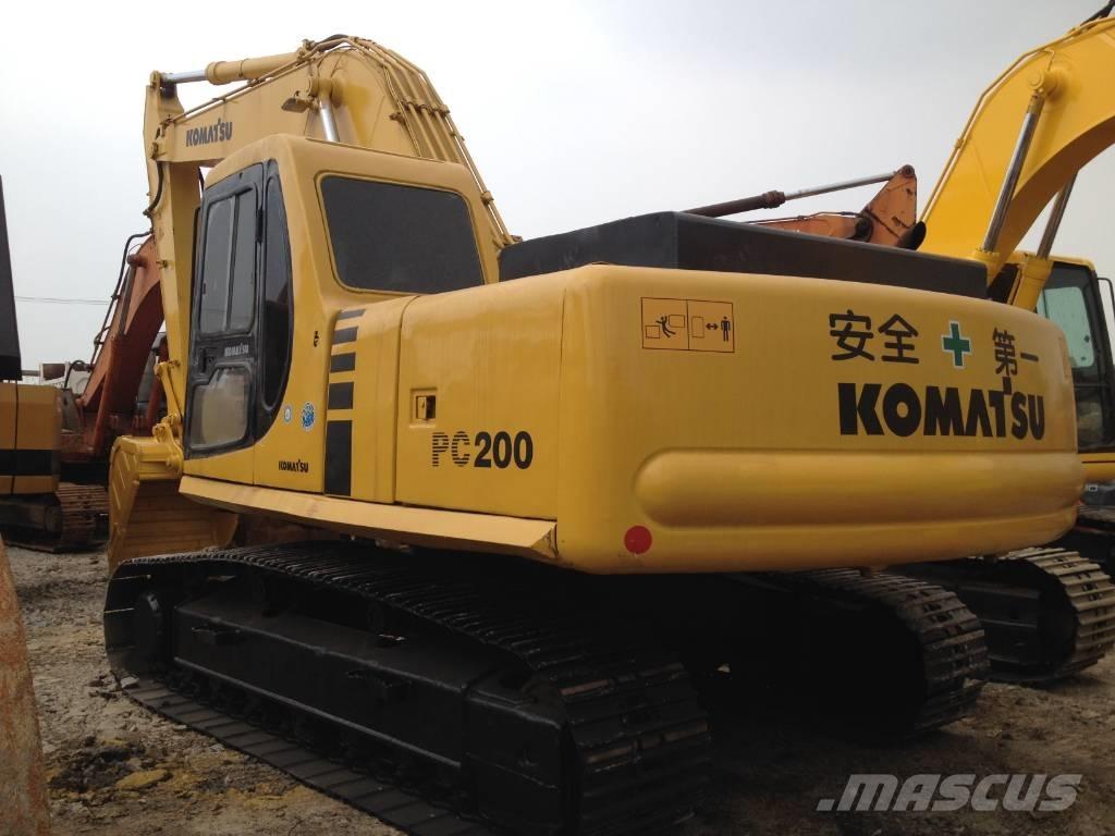 Komatsu PC200-6 Pásová rýpadla