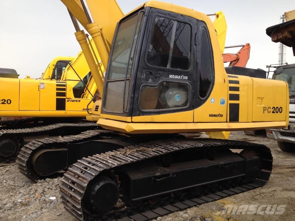 Komatsu PC200-6 Pásová rýpadla