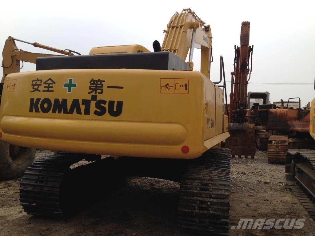 Komatsu PC200-6 Pásová rýpadla