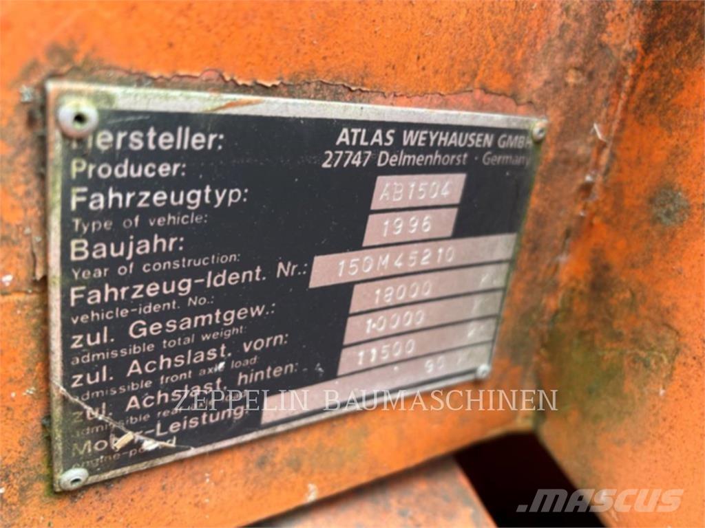 Atlas 1504 Kolová rýpadla
