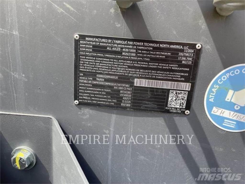 Atlas Copco XAS1800CD Kompresory