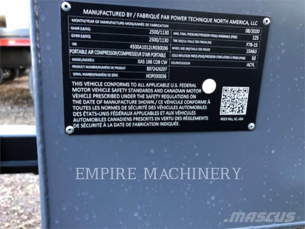Atlas Copco XAS188CD Kompresory