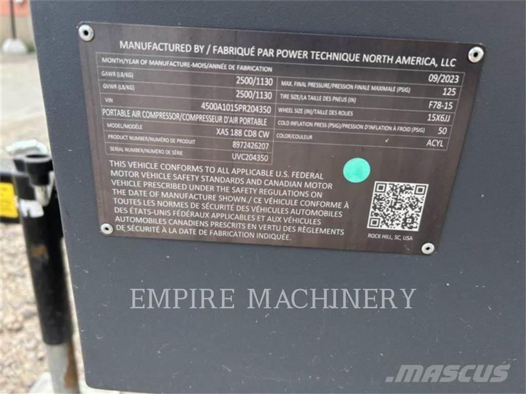 Atlas Copco XAS188CD Kompresory
