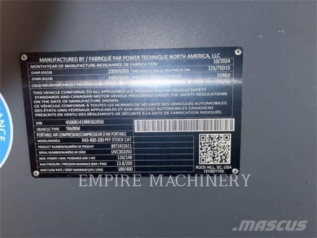 Atlas Copco XAS400CD Kompresory