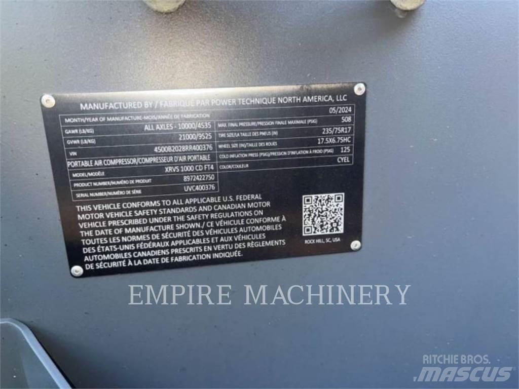 Atlas Copco XRVS1000CD Kompresory