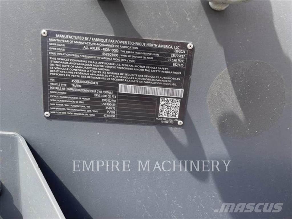 Atlas Copco XRVS1000CD Kompresory