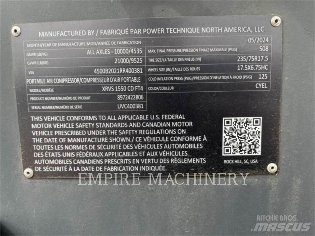 Atlas Copco XRVS1550CD Kompresory