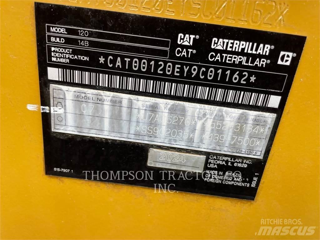 CAT 120 Grejdry