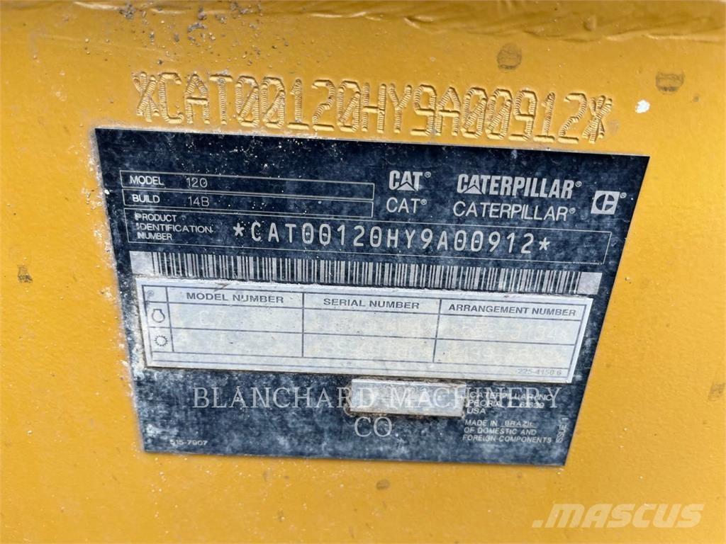 CAT 120 Grejdry