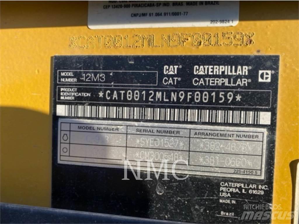 CAT 12M3 Grejdry