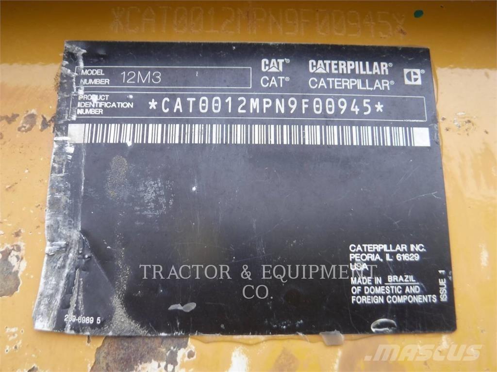 CAT 12M3 Grejdry