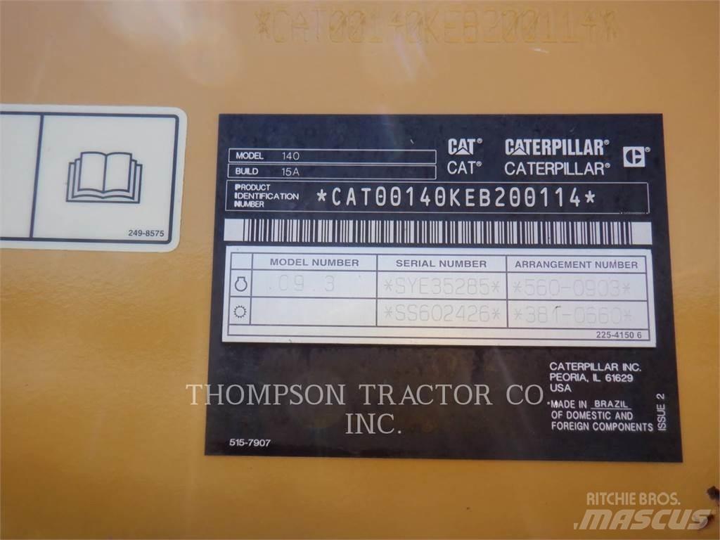CAT 140 Grejdry