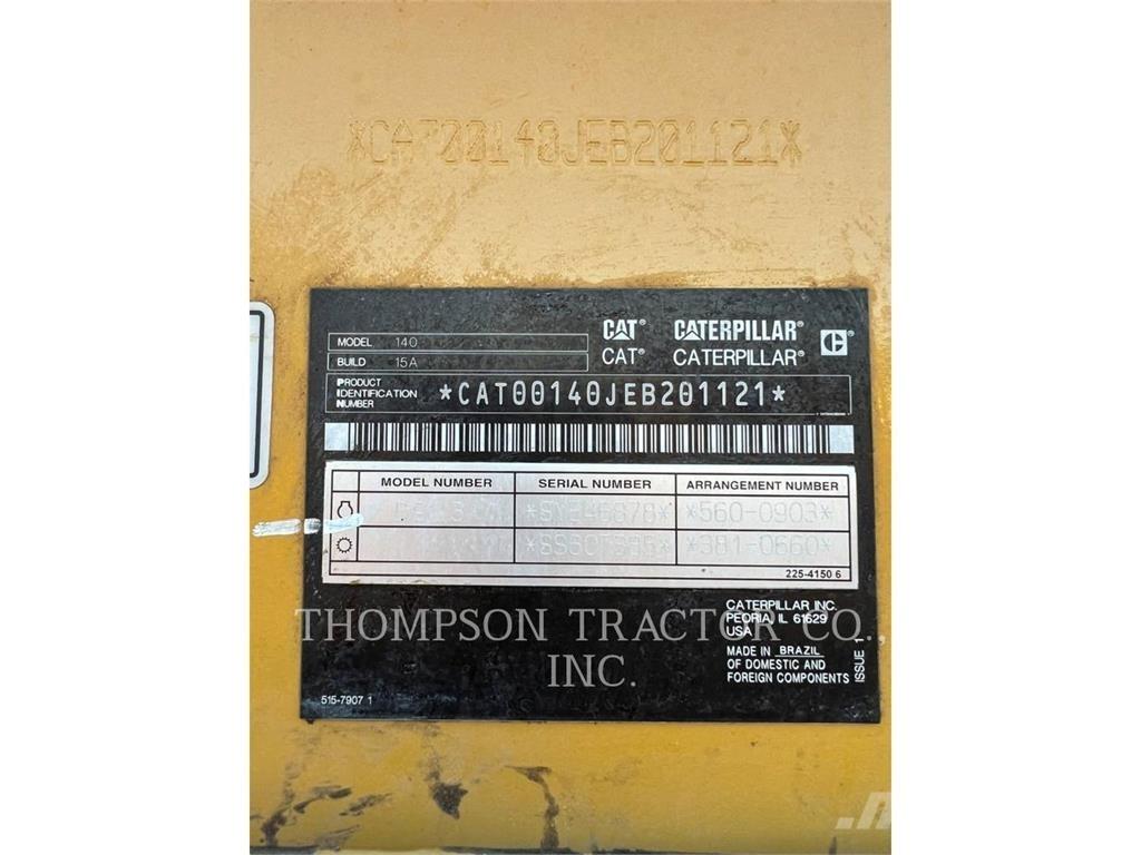 CAT 140 Grejdry