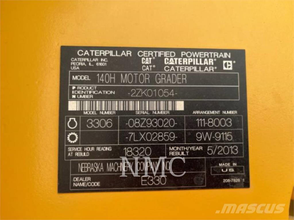 CAT 140HNA Grejdry