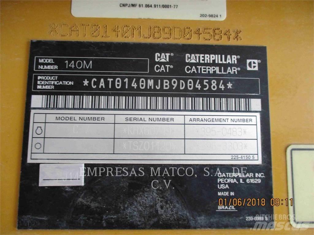 CAT 140M Grejdry