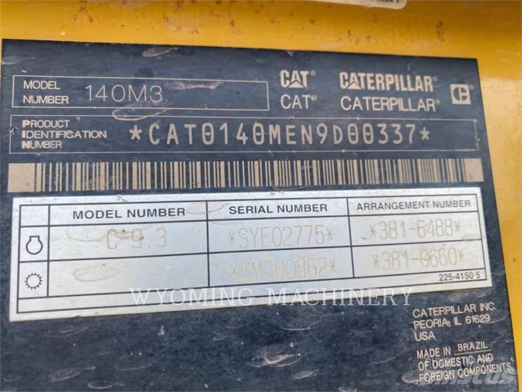 CAT 140M 3 Grejdry