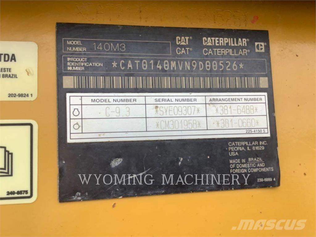 CAT 140M3 Grejdry