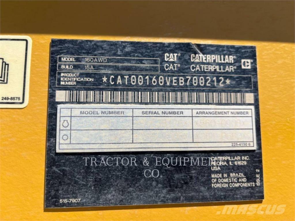 CAT 160 AWD Grejdry