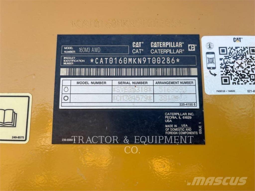 CAT 160M3 AWD Grejdry